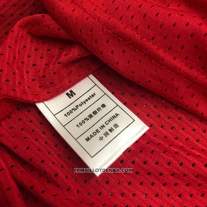 Maillot Manche Courte Chicago Bulls Michael Jordan NO 23 Rouge2